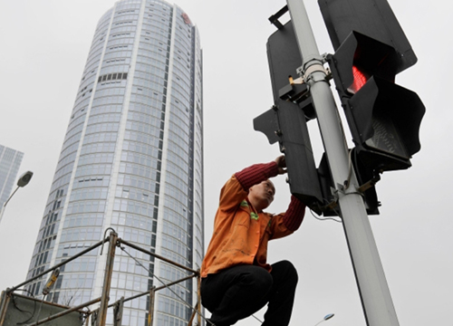 交通信號桿保養